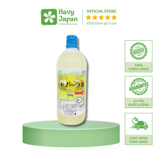  Dầu Ăn Hoa Cải Canola Oil 1000g Nhật Bản 