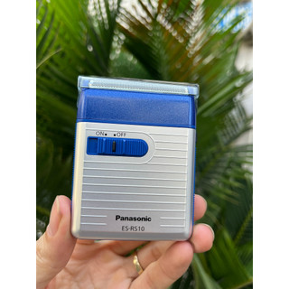 Máy cạo râu Panasonic ES-RS10-A (trắng - xanh - Made in Japan)