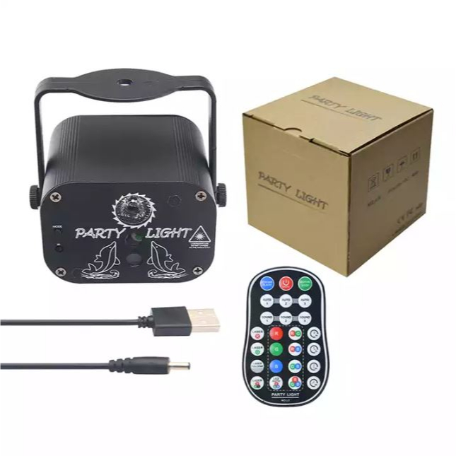 Đèn laser Party Light ánh sáng laze cảm ứng nhạc bay phòng sân khấu vũ trường - Cắm cổng USB - Hàng cao cấp | BigBuy360 - bigbuy360.vn