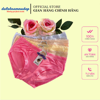 Combo 10 quần lót nữ thái lan cotton viền ren 819