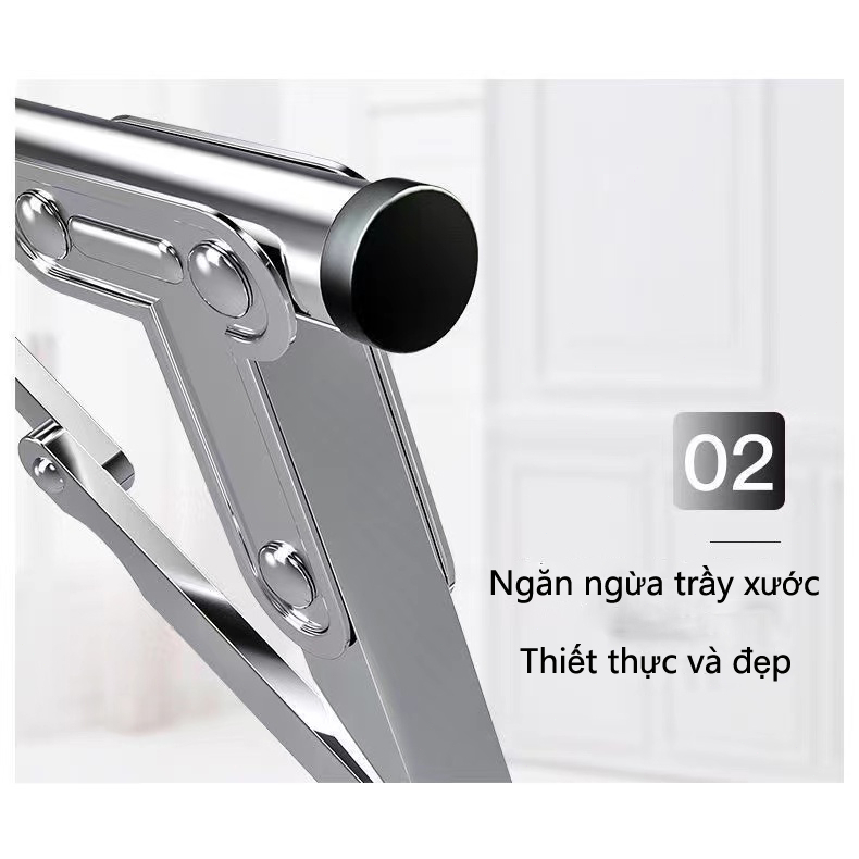 Giá phơi gia dụng giá phơi ban công từ sàn đến trần bằng thép không gỉ giá phơi gấp móc treo gia dụng