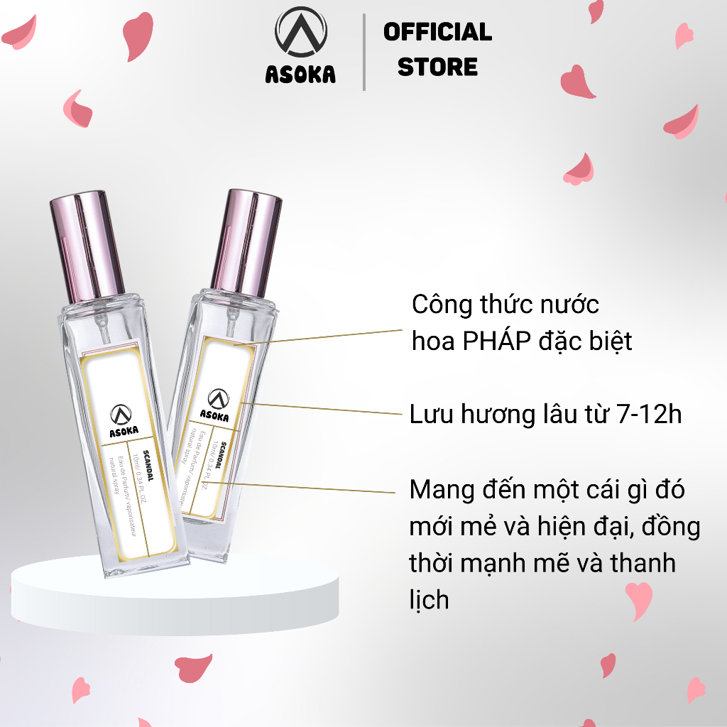 Nước hoa nữ SCANDAL EDP hương thơm ngọt ngào quyến rũ chiết 10ml chính hãng Asoka Shop | BigBuy360 - bigbuy360.vn