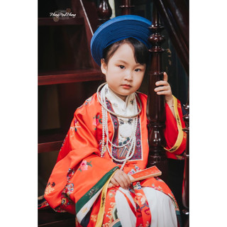 Áo Nhật bình trẻ em gấm xịn