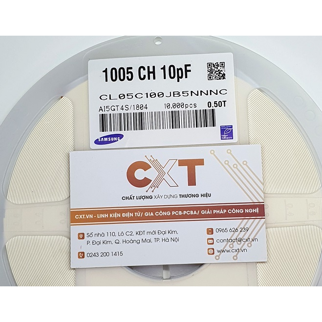 Tụ 10pF 0402 50V 5% (10c)
