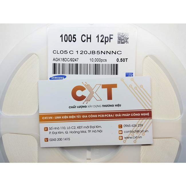 Tụ 12pF 0402 50V (10c)