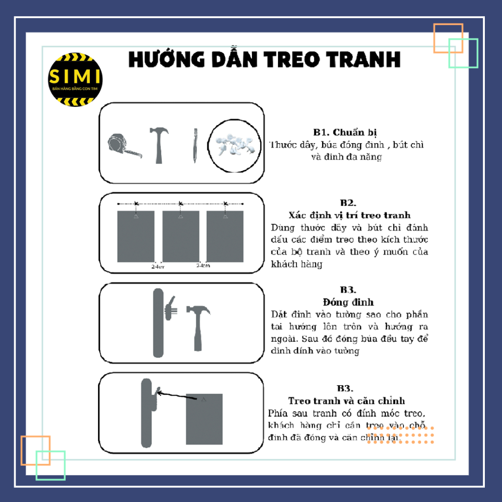 Tranh tròn tráng gương điện đèn LED tích hợp treo tường phủ bóng phong cảnh núi non sơn thủy SIMI20230506