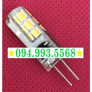 Bóng đèn led chân kim g4 3w 220v bóng 2 chân ghim siêu sáng tiện dụng