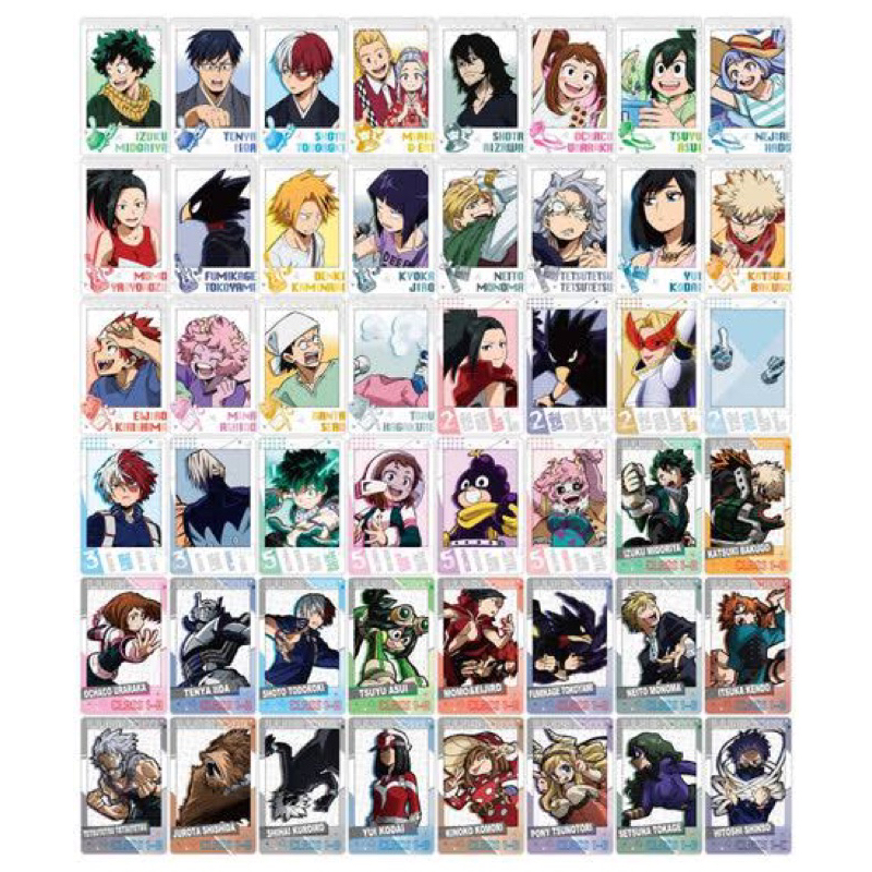 PACK NHÂN PHẨM MY HERO ACADEMIA - BOKU NO HERO