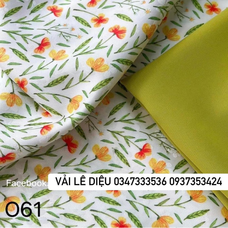 Lụa hồng ngọc in hoa 85k/m