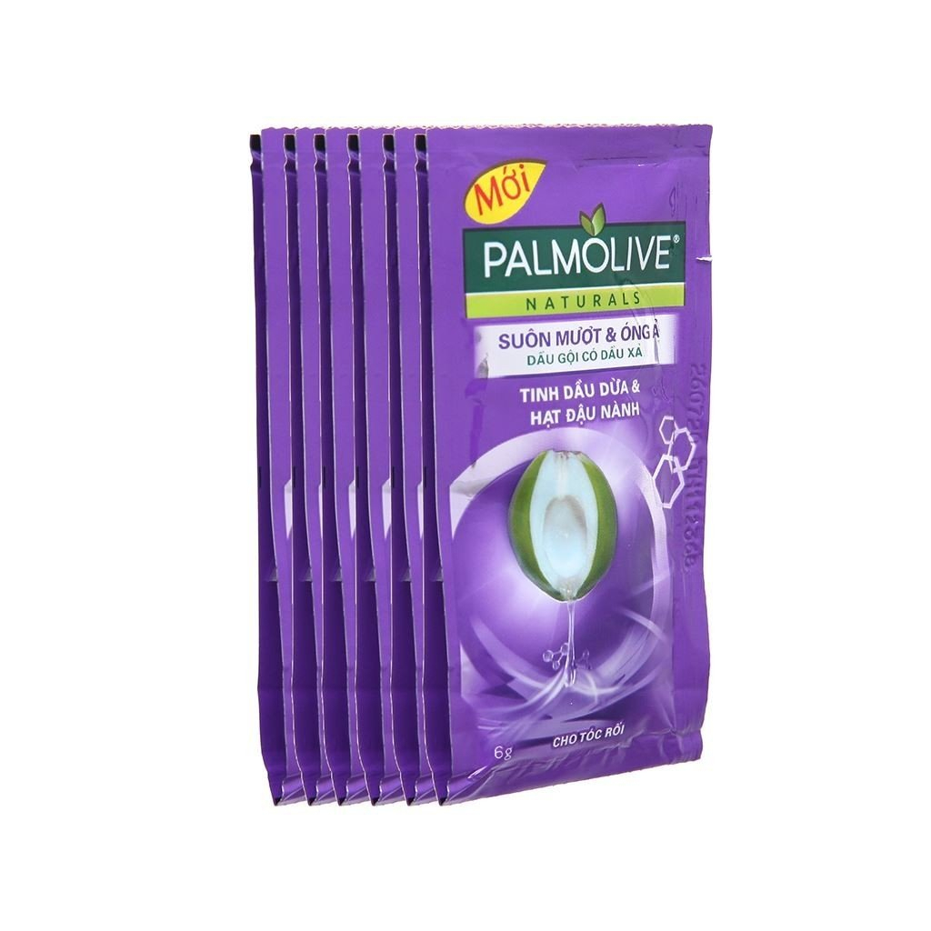 Dầu gội Palmolive suôn mượt óng ả 12 gói