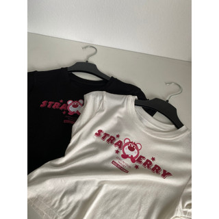 [XẢ HÀNG] Áo Croptop Strawberry Thun Lạnh A5531