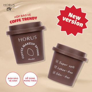 Comb 2 Horus Mút trang điểm Coffee Make Up Sponge