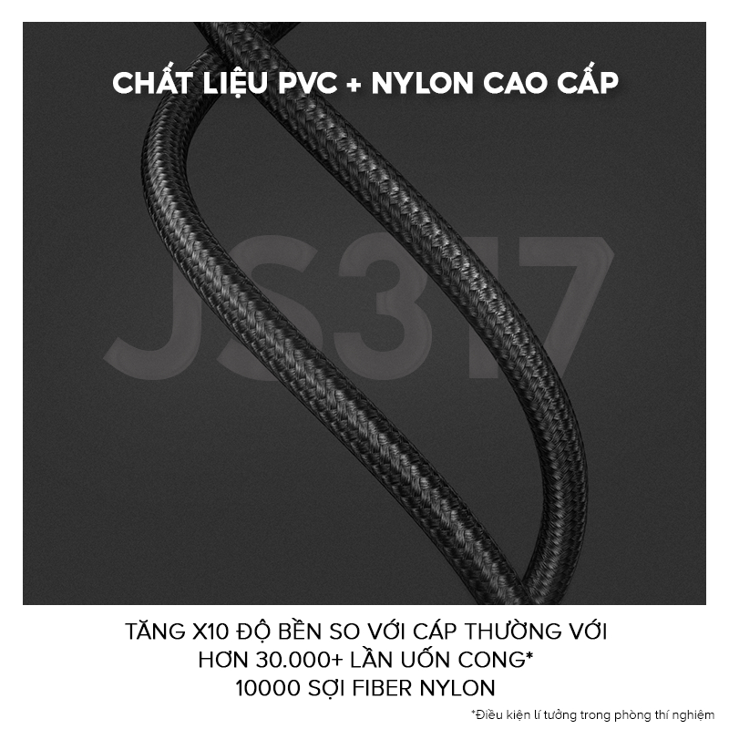 Cáp Sạc Đa Năng 3 Trong 1 HAVIT JS317 Độ Dài 1m, Bện Nylon Cao Cấp - Hàng Chính Hãng