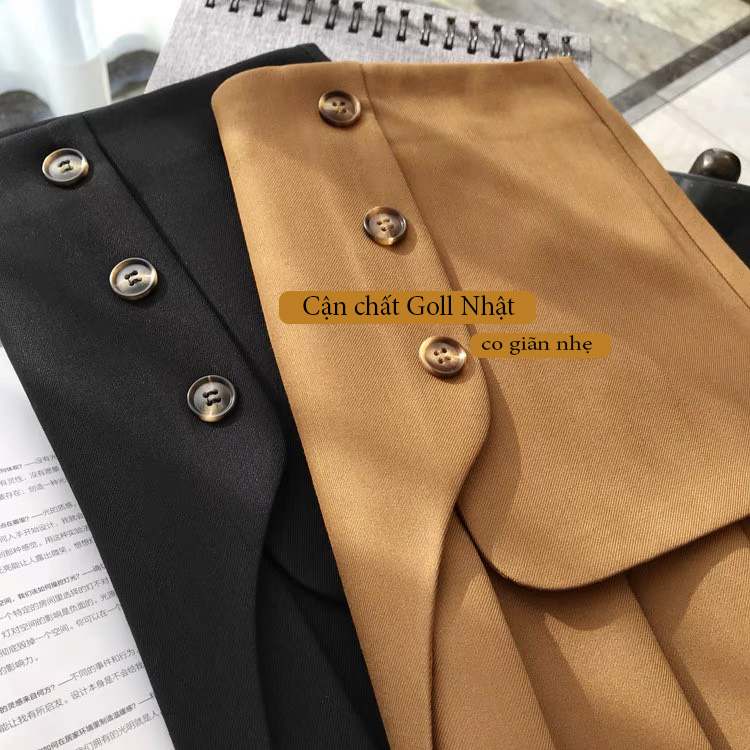 Chân Váy nữ Bigsize 45-90kg nhà MÚP chất goll Nhật+ TUYẾT MƯA HÀN, 2 lớp dài 72cm phong cách năng động