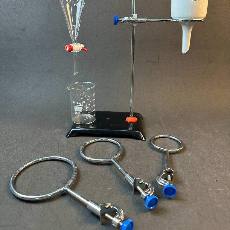 Vòng Đỡ Phễu Chiết Quả Lê LAB HA NOI, Phễu Lọc Sứ, Có Khóa 60mm, 80mm, 100mm, 120mm