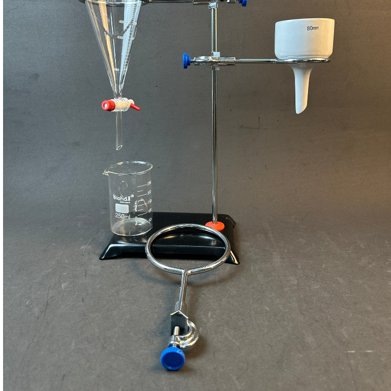 Vòng Đỡ Phễu Chiết Quả Lê LAB HA NOI, Phễu Lọc Sứ, Có Khóa 60mm, 80mm, 100mm, 120mm