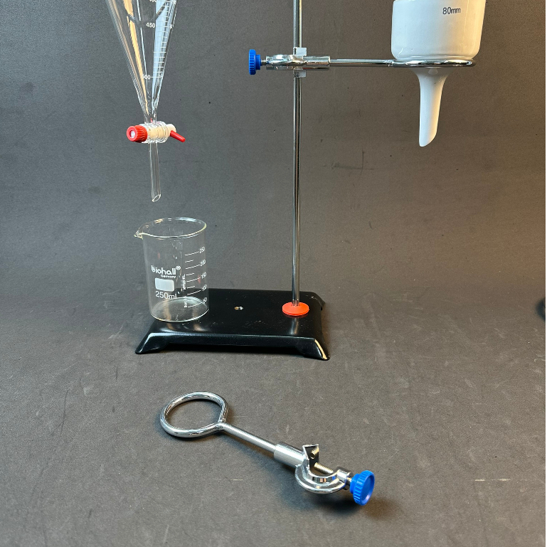 Vòng Đỡ Phễu Chiết Quả Lê LAB HA NOI, Phễu Lọc Sứ, Có Khóa 60mm, 80mm, 100mm, 120mm