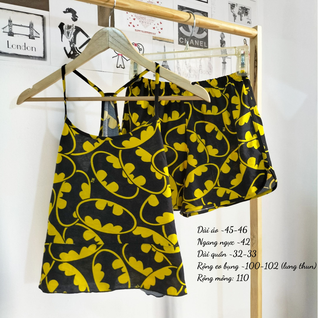 Đồ nữ mặc nhà hai dây xả tồn kho