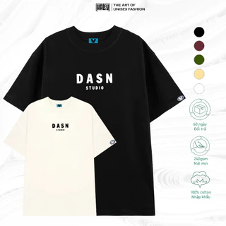 Áo Thun lạnh nam nữ Unisex Tay Lỡ HALEY Form Rộng DASN vải cotton phong cách Hàn Quốc Ulzzang TN05
