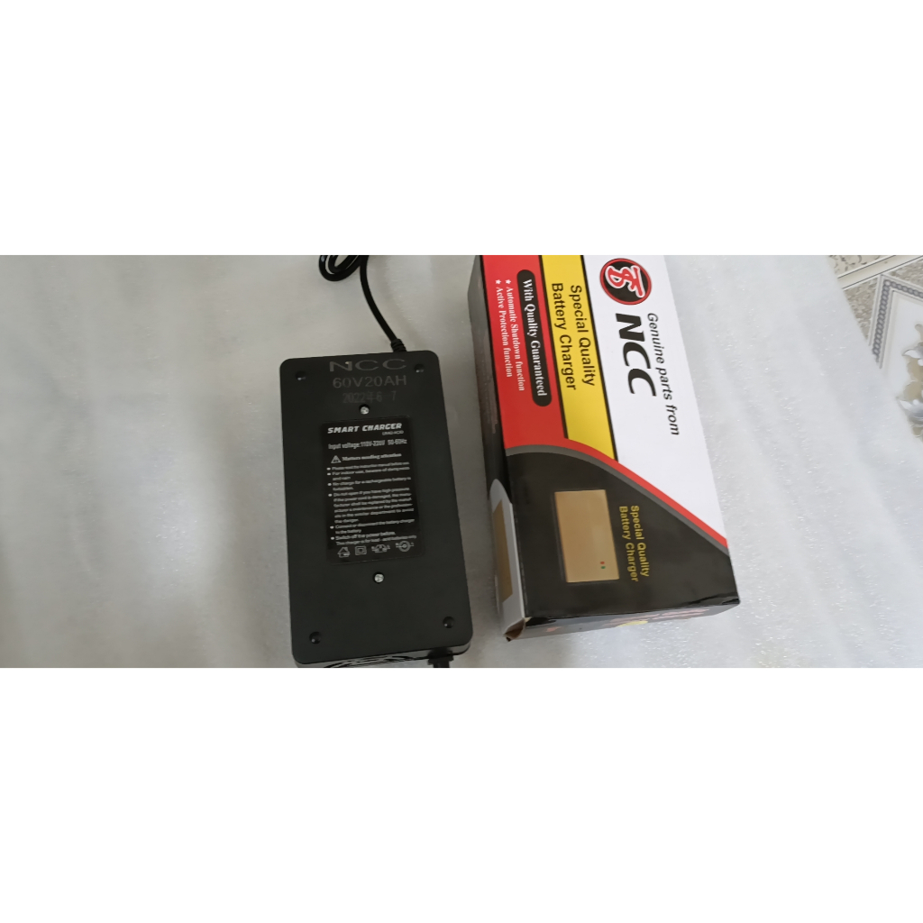 Sạc Xe Máy Điện 5 Bình 60V20Ah chân vuông
