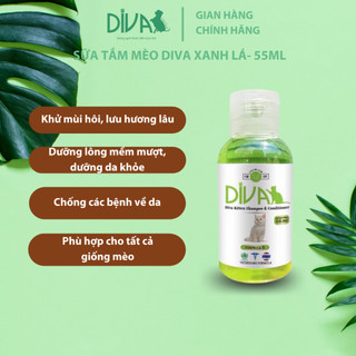 SỮA TẮM MÈO DIVA XANH LÁ 55ML