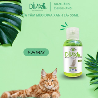 SỮA TẮM MÈO DIVA XANH LÁ 55ML