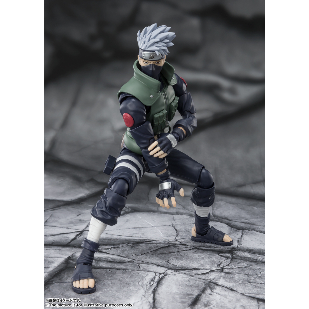 Đồ Chơi Mô Hình Chính Hãng SHFiguarts Kakashi Hatake - Naruto - BANDAI SHF