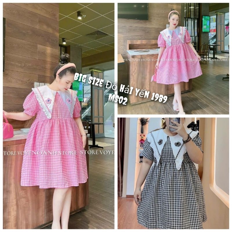 Đầm Babydoll Big Size (55kg đến 100kg) MS02
