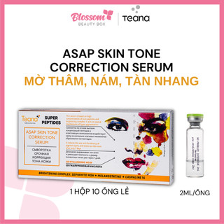 Serum Teana dưỡng trắng, mờ thâm ASAP Super Peptides 10 ống 2ml