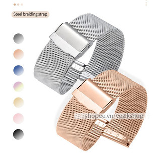 (FULL phụ kiện) Dây đồng hồ thép lưới cao cấp (dây mesh) chính hãng Strap&Co chống gỉ cực bền