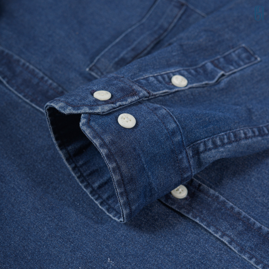 Sơ mi jeans D23 DENIM SHIRT form Slimfit - THE GMEN ELEGANT EST 2017