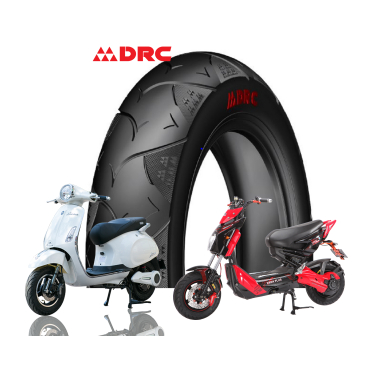 Lốp xe máy điện DRC 3.00-10 bánh xe điện vành 10 Xmen, M133S, Vespa, Gogo không ruột