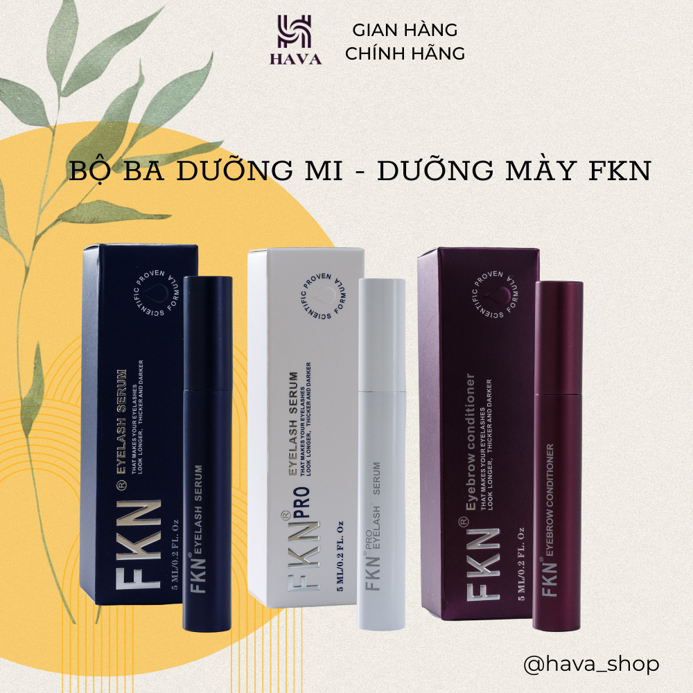 Dưỡng Mi Công Thức Mới - Dưỡng Mi FKN - Nuôi mi dày, dài, chắc khỏe - 5ml HAVA SHOP