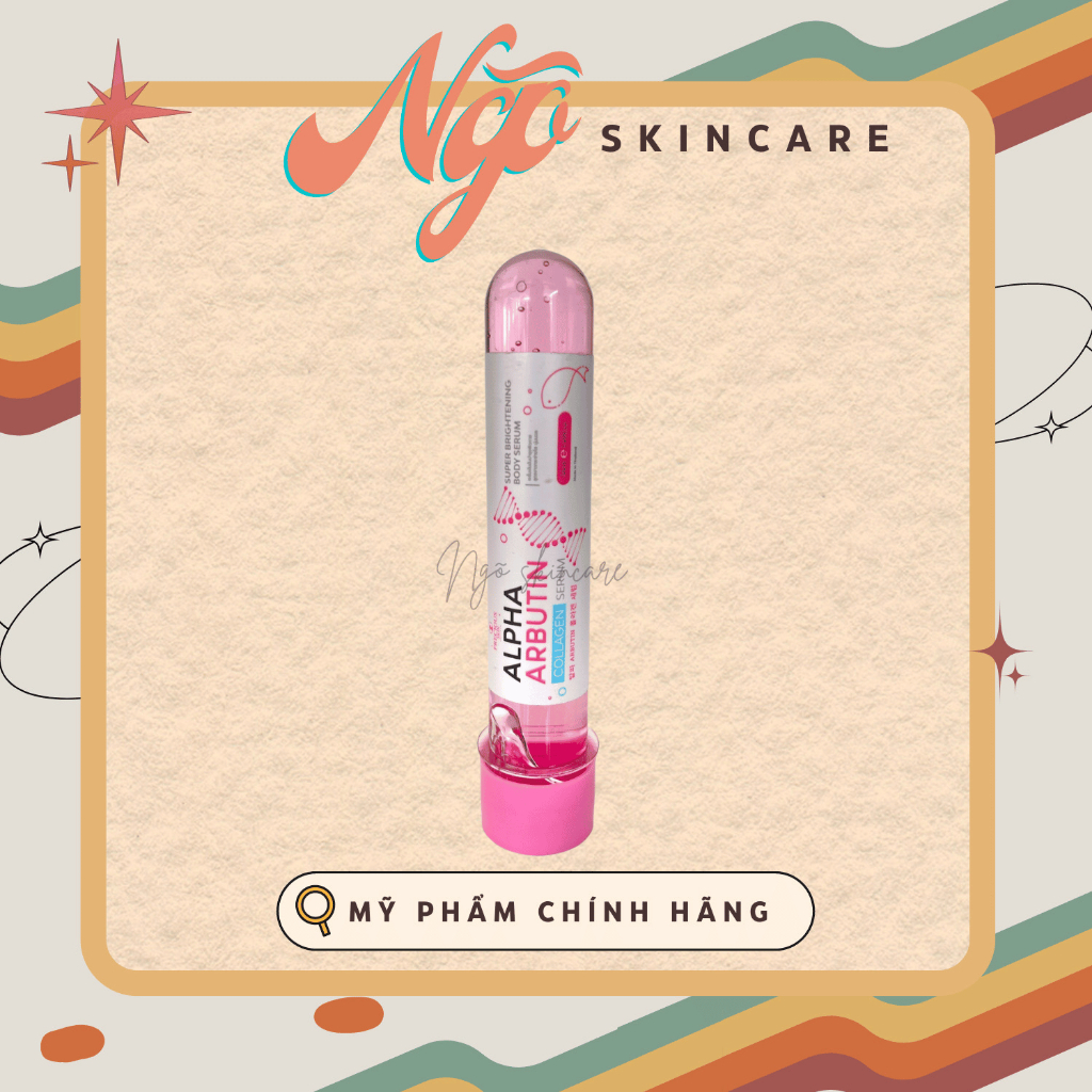 Ống Serum Kích Trắng Da Alpha Arbutin Collagen Super Brightening Body Thái Lan