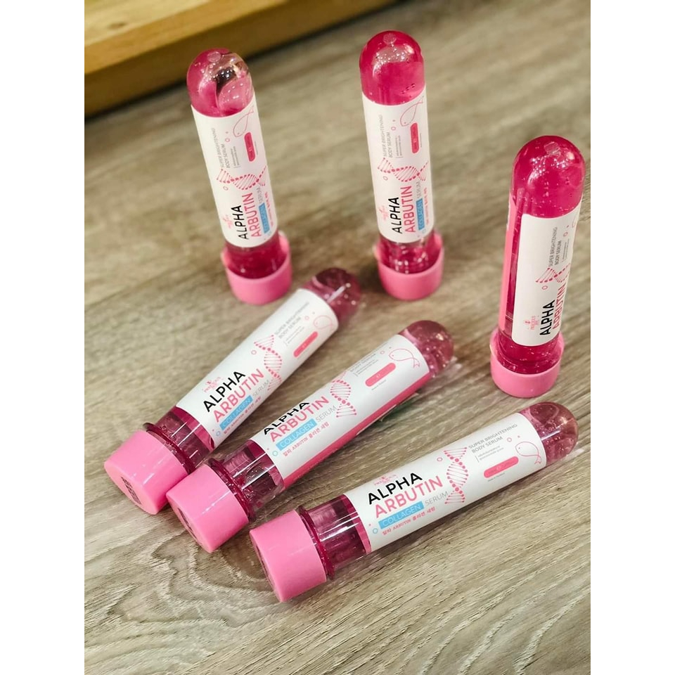 Ống Serum Kích Trắng Da Alpha Arbutin Collagen Super Brightening Body Thái Lan