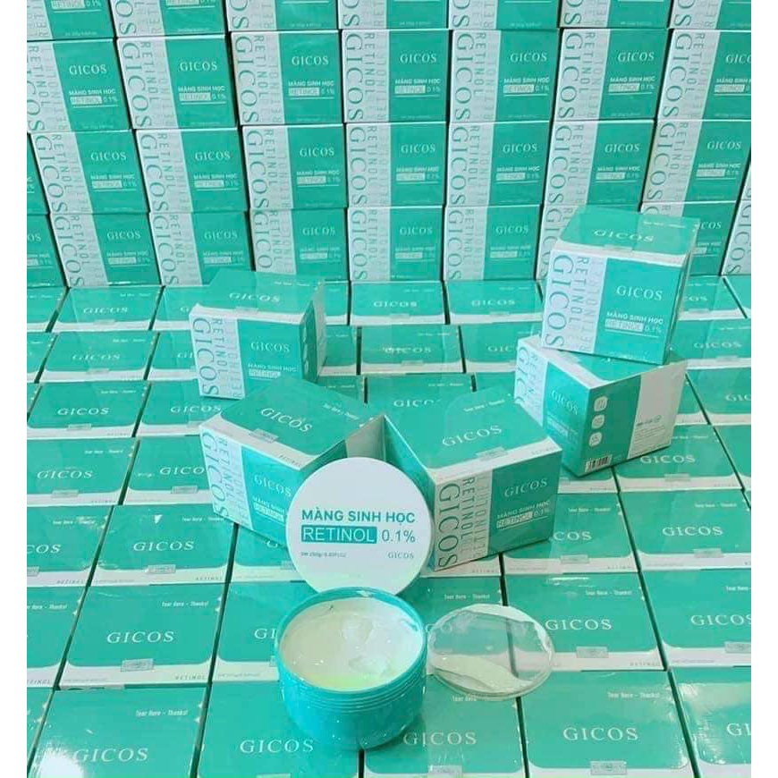 Gicos - Màng Sinh Học Retinol 0.1%, Kem Body Gicos Dưỡng Trắng Da Body Tươi Trẻ Sáng Mịn 250g, Tẩy da chết