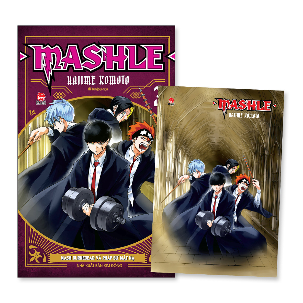 Truyện tranh MASHLE - Tập 3: Mash Burnedead Và Pháp Sư Mặt Nạ - Tặng kèm 1 Postcard - NXB Kim Đồng