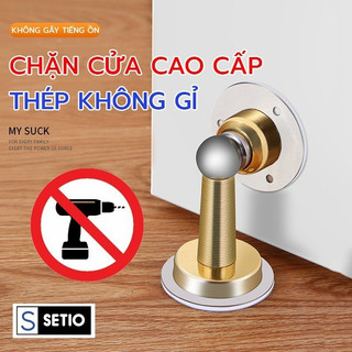  ĐỒ CHẶN CỦA NAM CHÂM SIÊU HÍT - Không gỉ sét kèm keo 3M cực xịn, Chặn Cửa Chống Va Đập, Không Cần Khoan Sàn,