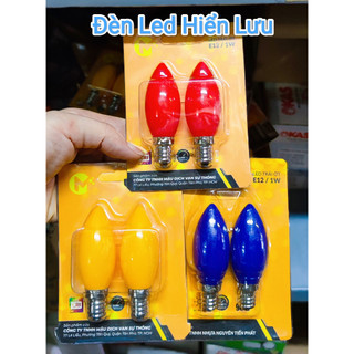 Bóng cà na / bóng nhót / bóng trái ớt / led vỉ 2 bóng