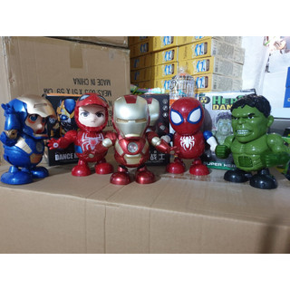 Đồ chơi robot người sắt Iron và vịt nhảy múa theo nhạc cực kỳ vui nhộn