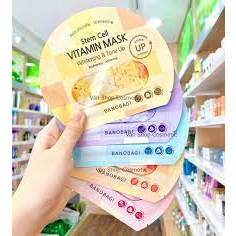 Mặt Nạ Giấy Cung Cấp Vitamin Cho Da Banobagi Stem Cell Vitamin Mask Caro 1 Miếng