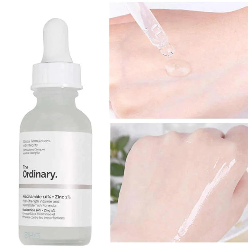 Serum The Ordinary Niacinamide 10% + Zinc 1% Giúp Cân Bằng Bã Nhờn Làm Sáng Da Thu Nhỏ Lỗ Chân Lông 30 - 60ml