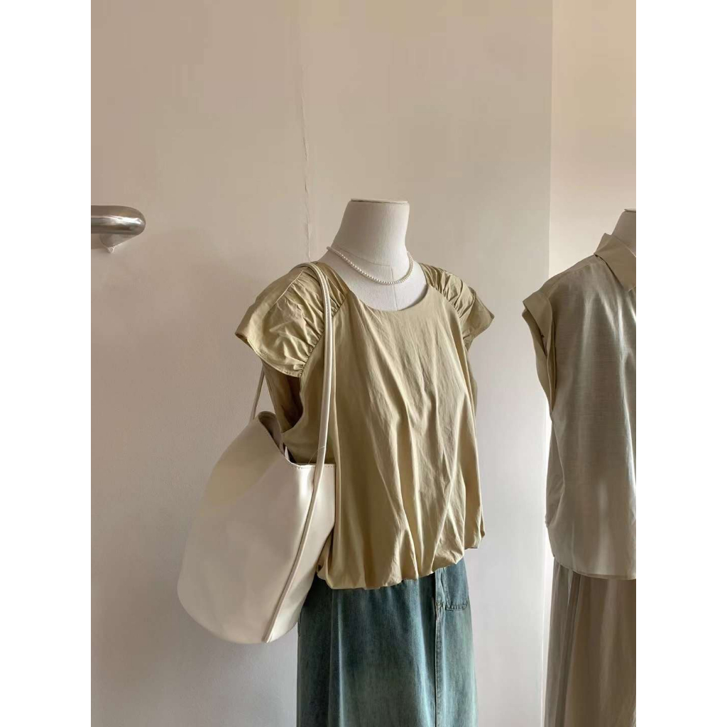 Áo thô tay rúm nữ xinh 1993s Boutique