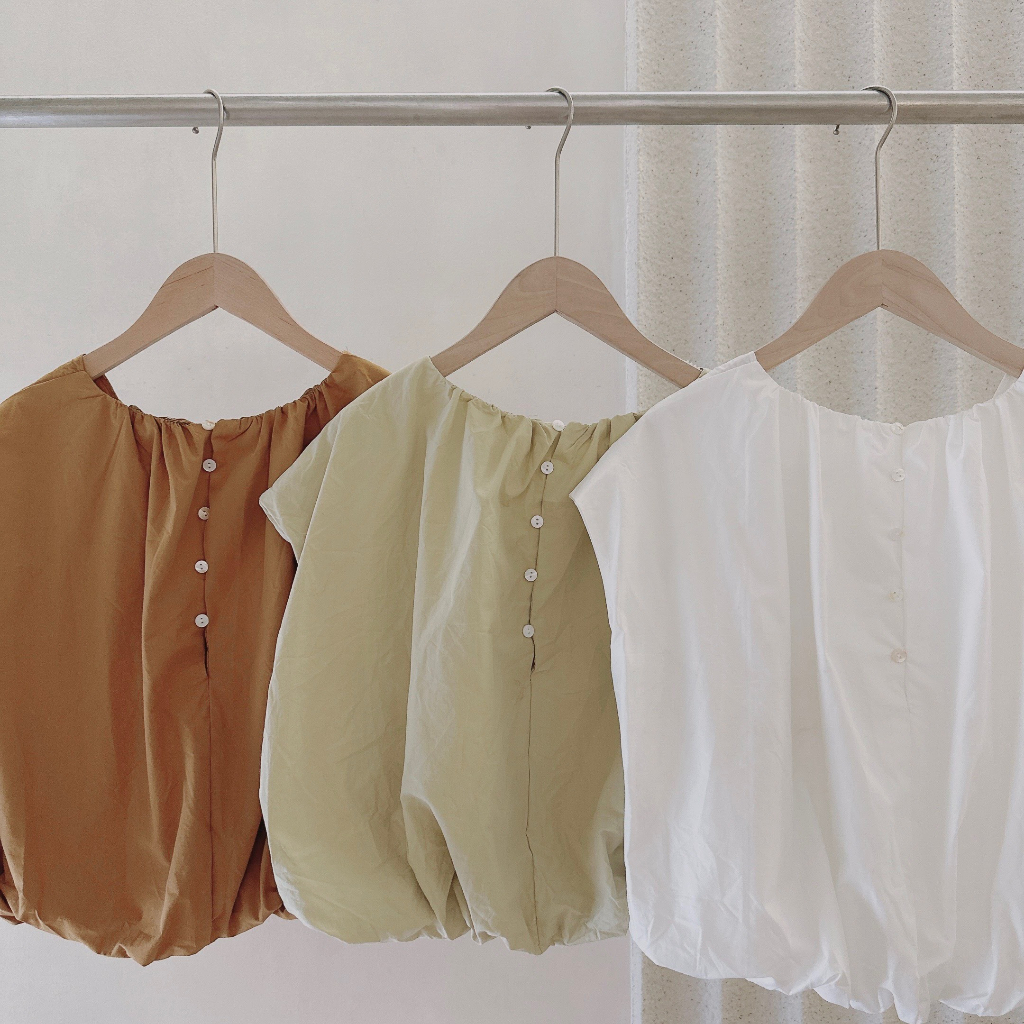 Áo thô tay rúm nữ xinh 1993s Boutique