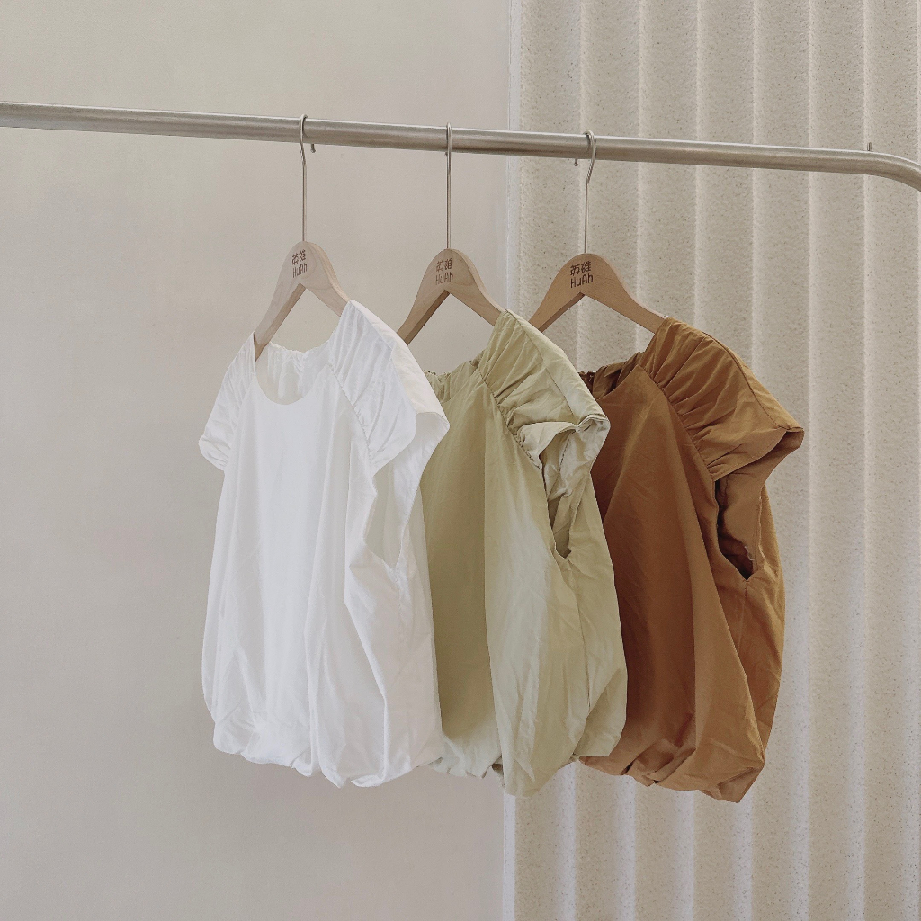 Áo thô tay rúm nữ xinh 1993s Boutique