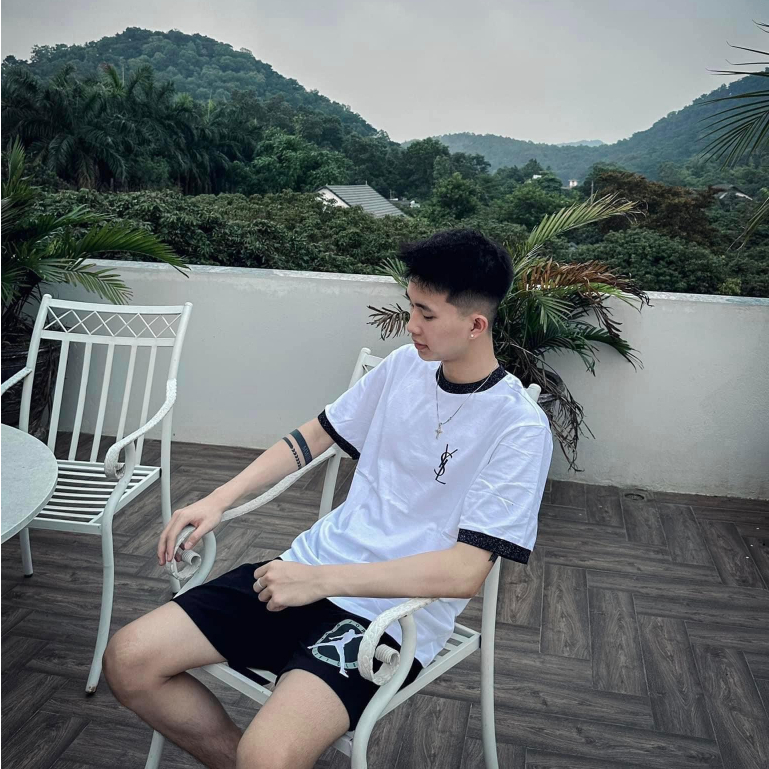 Áo Thun YSL Kim Tuyến Form Rộng Tay Lỡ Vải Cotton Cao Cấp Mẫu Hot 2023 - Áo Phông Nam Nữ Unisex | BigBuy360 - bigbuy360.vn