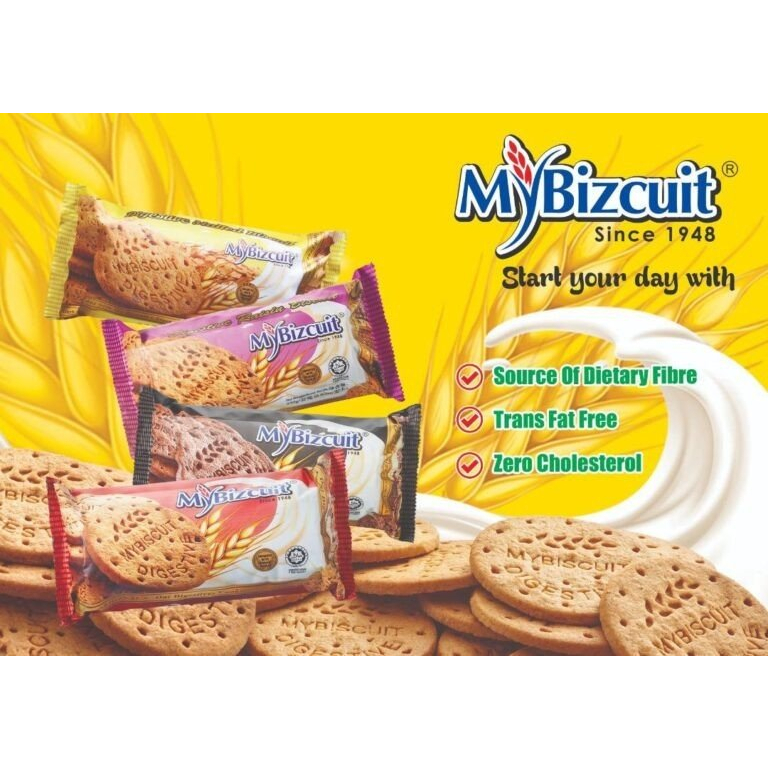 Bánh quy lúa mạch chay My Bizcuit SỐ 1 Malaysia