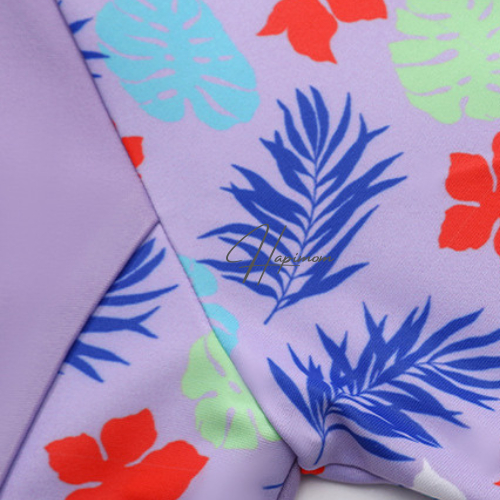 Bộ váy bơi dài tay cho bé gái  - Bộ bơi dài tay bé gái chống nắng