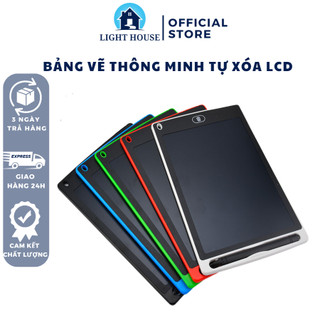 Bảng Vẽ Điện Tử, Bảng Viết Điện Tử Thông Minh Tự Xóa LCD Kèm Bút 8.5 Inch Cho Bé Thỏa Sức Sáng Tạo