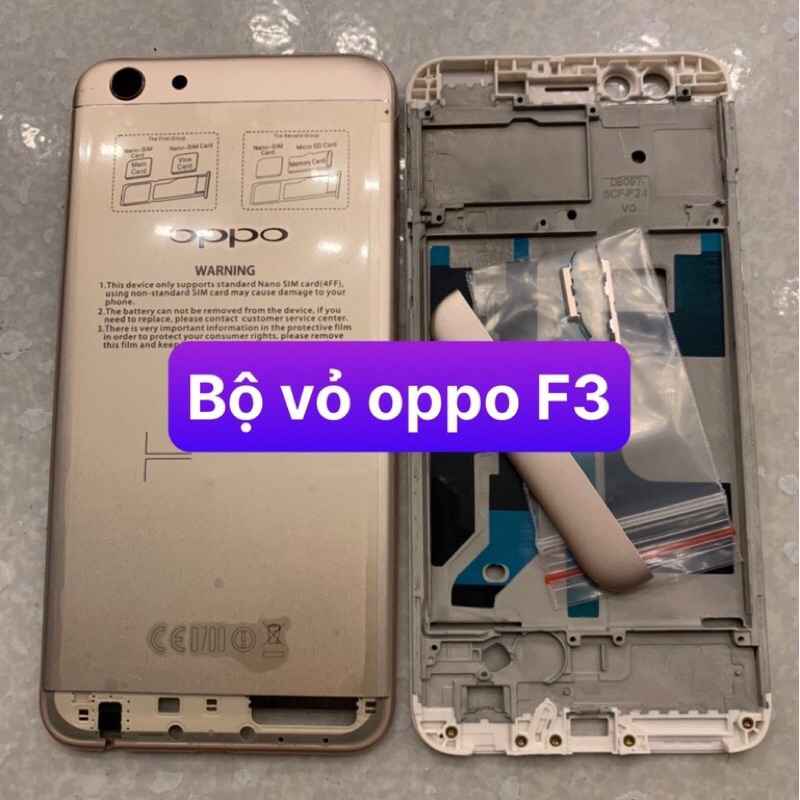 Vỏ+xương oppo F3
